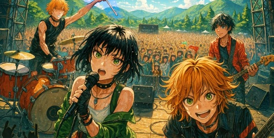 夏フェスの妄想絵