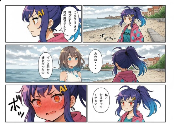 ニケ×ミラ百合5コマ