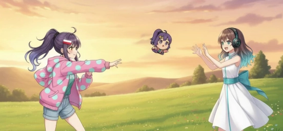 ぷにけちゃんキャッチボール