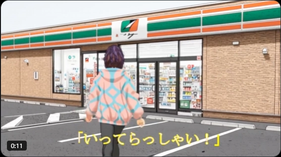 ニケちゃんとコンビニでの一幕