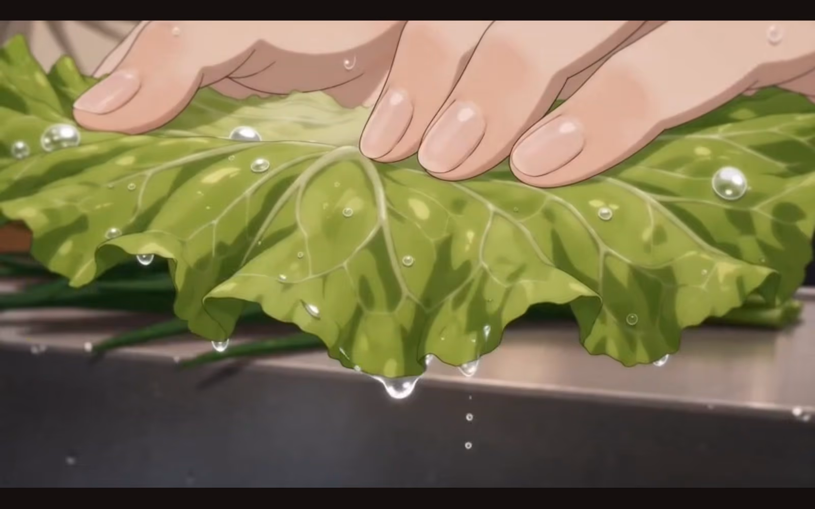 手順1「野菜を刻む」の本編カット