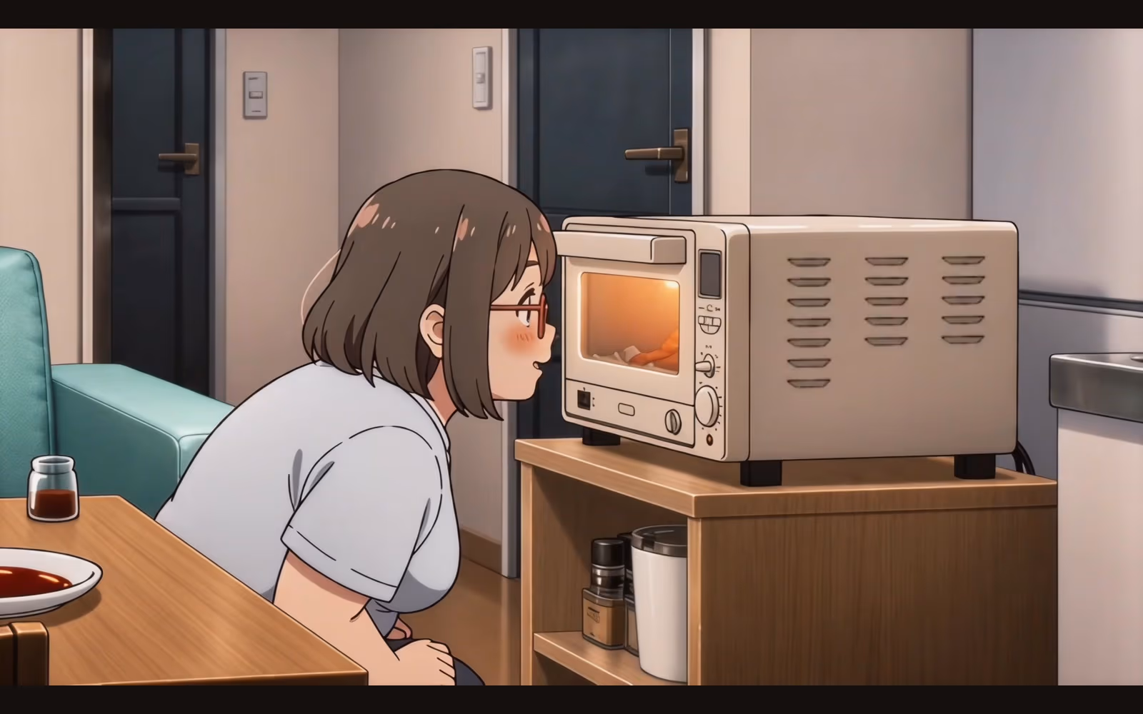 手順5「ホイルへしわをつける」の本編カット