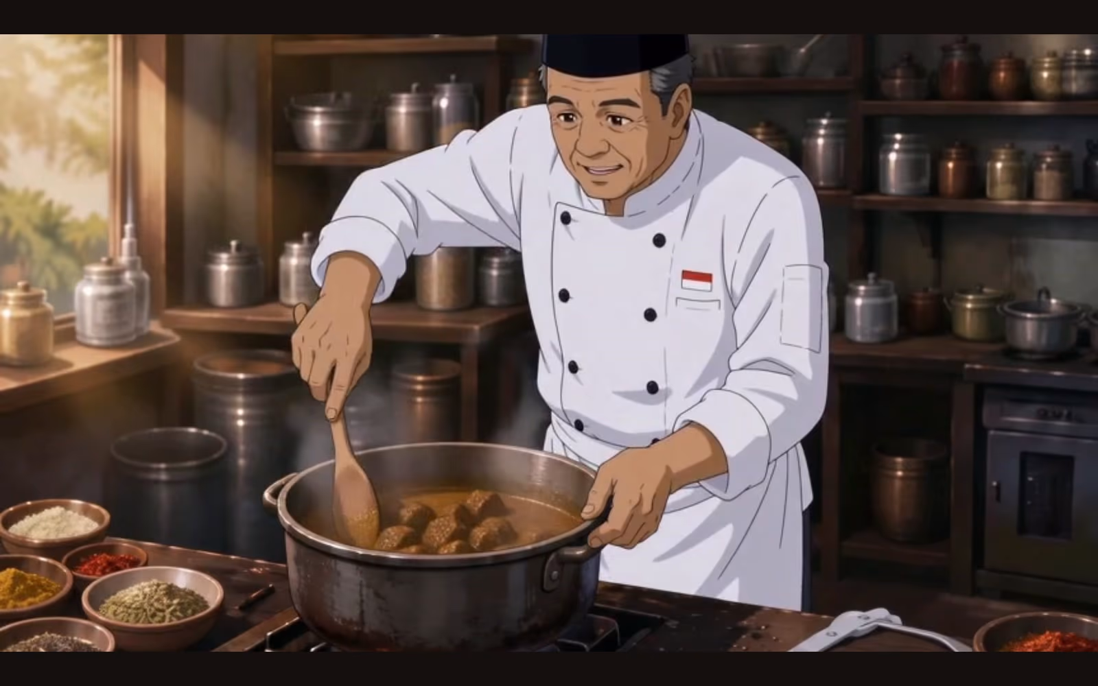 手順6「弱火でゆっくり煮込む」の本編カット